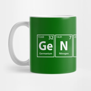 Genuine (Ge-N-U-I-Ne) Periodic Elements Spelling Mug